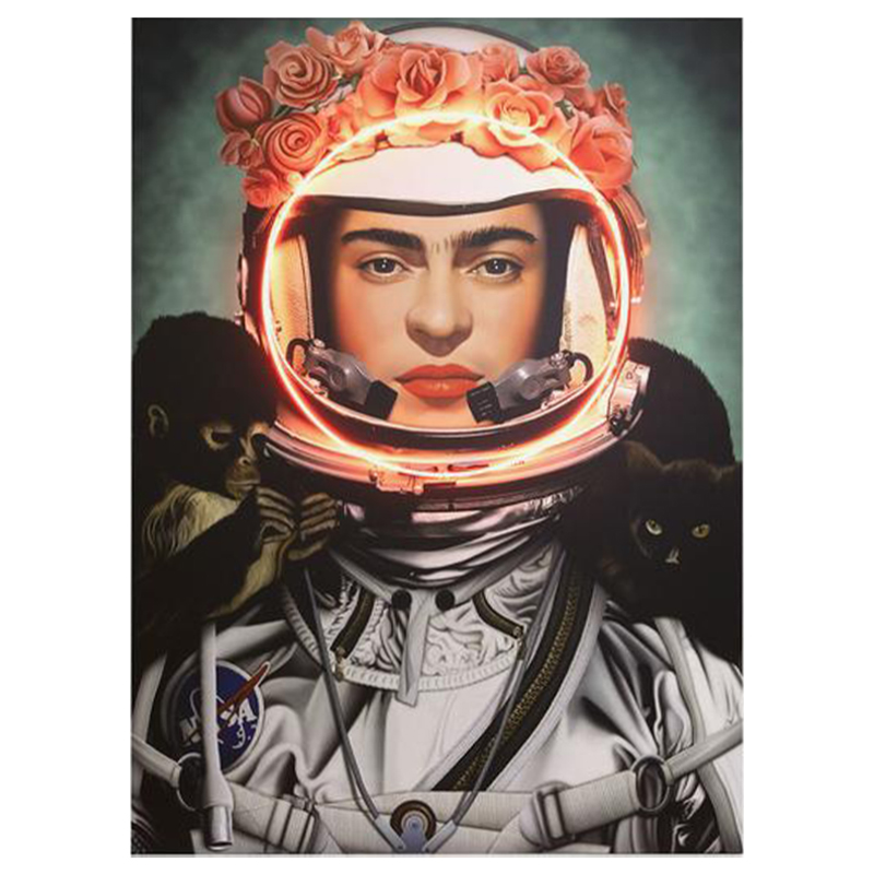 Неоновый постер Фрида Кало в Скафандре Space Girl Frida Мульти Неоновый постер Фрида Кало в Скафандре Space Girl Frida Мульти в Волгограде | Loft Concept