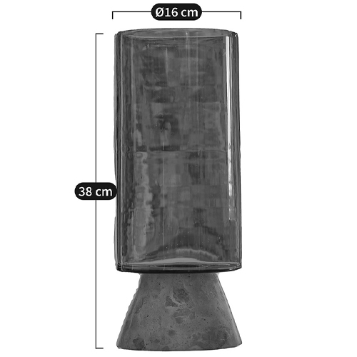Высокая чаша из янтарного стекла Amber Marble Vase Высокая чаша из янтарного стекла Amber Marble Vase в Волгограде