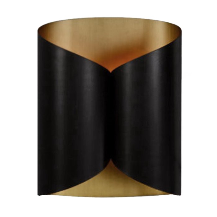 Бра Black and Brass Roll Латунь Античная полированная Черный Бра Black and Brass Roll Латунь Античная полированная Черный в Волгограде | Loft Concept