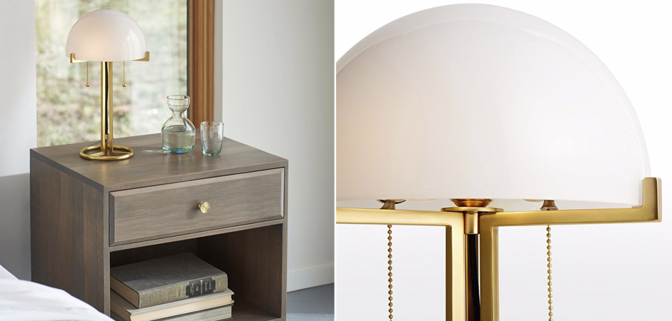 Настольная лампа White Dome Table Lamp Настольная лампа White Dome Table Lamp - Loft-Concept в Волгограде