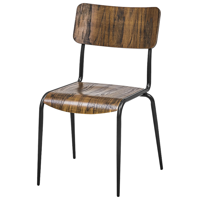 Стул Joshua Loft Stool II Коричневый Черный Стул Joshua Loft Stool II Коричневый Черный в Волгограде | Loft Concept
