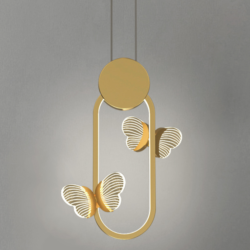 Светильник Butterfly Gold Oval Прозрачный Золотой Светильник Butterfly Gold Oval Прозрачный Золотой в Волгограде | Loft Concept