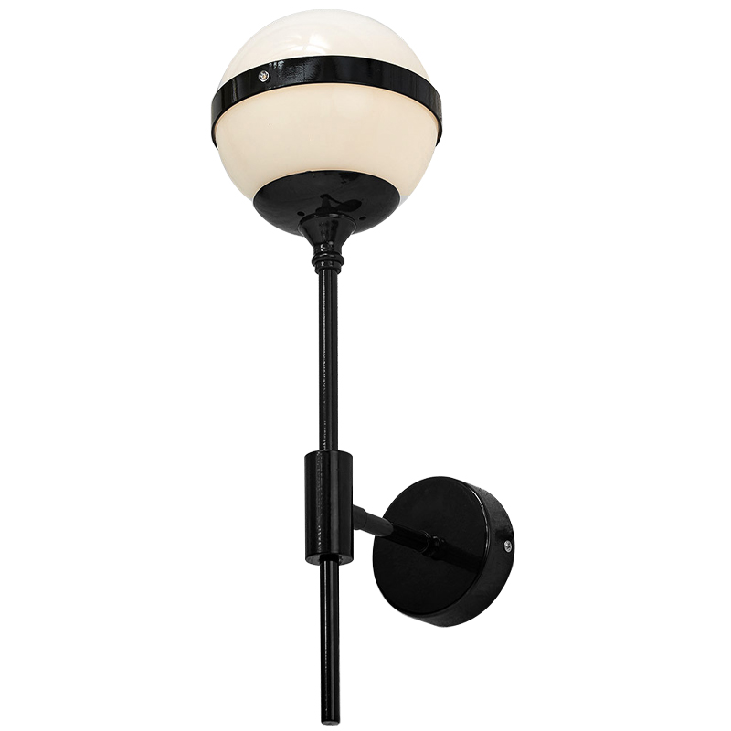 Бра Peggy Futura Black Wall Lamp Белый Черный Бра Peggy Futura Black Wall Lamp Белый Черный в Волгограде | Loft Concept