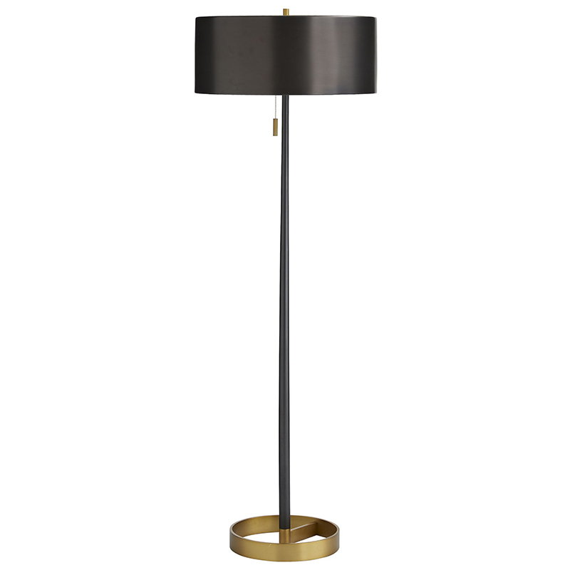 Торшер Arteriors VIOLETTA FLOOR LAMP Black Латунь Черный Торшер Arteriors VIOLETTA FLOOR LAMP Black Латунь Черный в Волгограде | Loft Concept