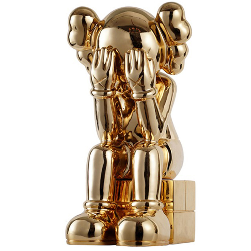 Статуэтка KAWS Passing Through Gold Золотой Статуэтка KAWS Passing Through Gold Золотой в Волгограде | Loft Concept