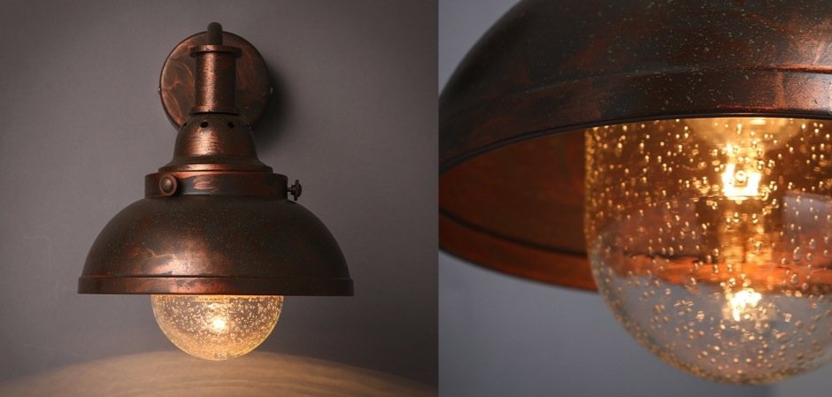 Настеный светильник Old Copper Bra Настеный светильник Old Copper Bra - Loft-Concept в Волгограде