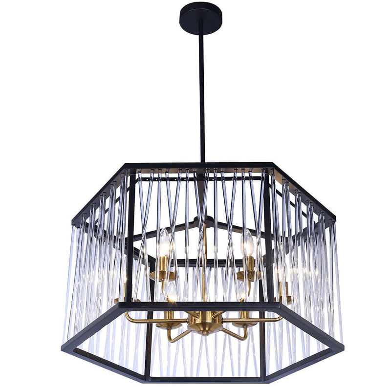 Люстра Lamp Inside The Frame Черный Люстра Lamp Inside The Frame Черный в Волгограде | Loft Concept