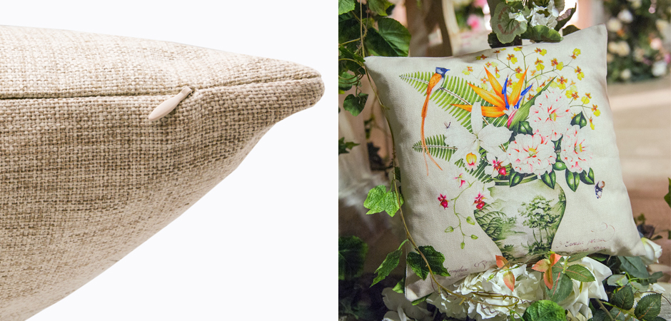 Декоративная подушка Bouquet with Strelitzia Pillow Декоративная подушка Bouquet with Strelitzia Pillow - Loft-Concept в Волгограде