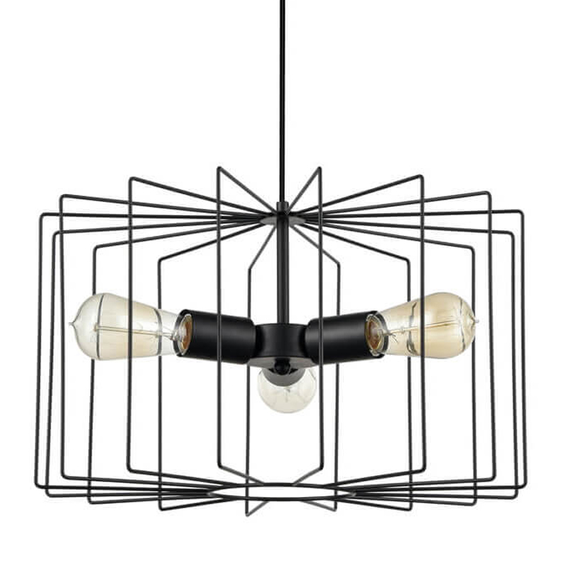 Люстра Cage Wire Color black Черный Люстра Cage Wire Color black Черный в Волгограде | Loft Concept