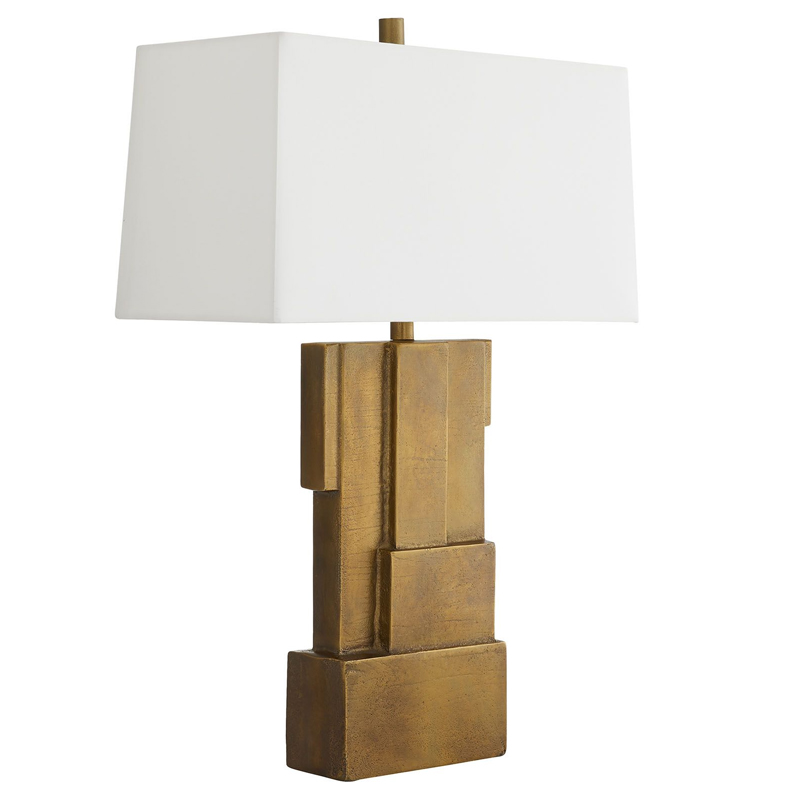Дизайнерская настольная лампа LEBANON LAMP Коричневый Белый Дизайнерская настольная лампа LEBANON LAMP Коричневый Белый в Волгограде | Loft Concept