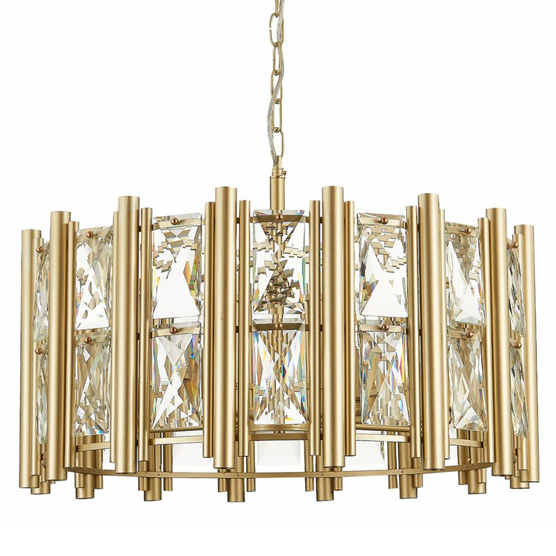 Люстра Rivelen Chandelier D65 Золотой Шампань Прозрачное Стекло Люстра Rivelen Chandelier D65 Золотой Шампань Прозрачное Стекло в Волгограде | Loft Concept