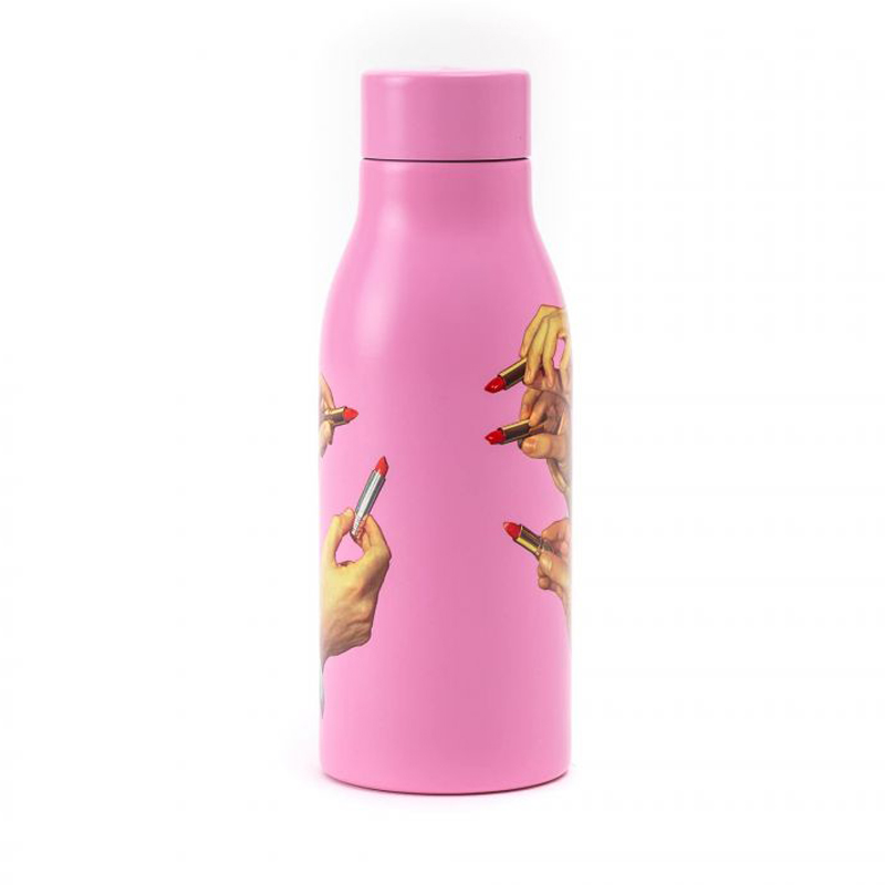 Бутылка Seletti Thermal Bottle Lipstick Pink Розовый Бутылка Seletti Thermal Bottle Lipstick Pink Розовый в Волгограде | Loft Concept