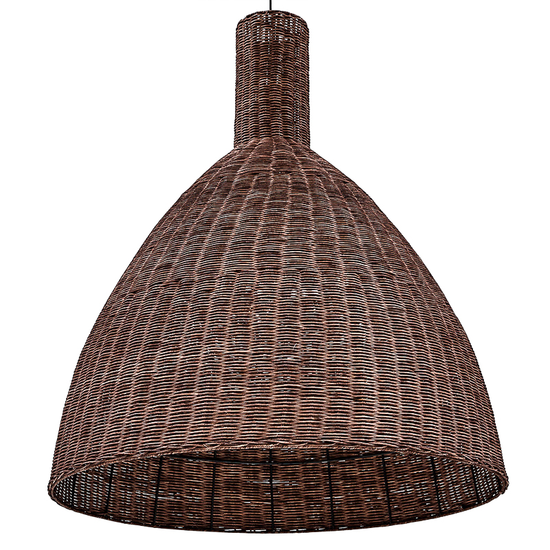 Подвесной светильник Wicker Bell 90 Бежево-серый Подвесной светильник Wicker Bell 90 Бежево-серый в Волгограде | Loft Concept