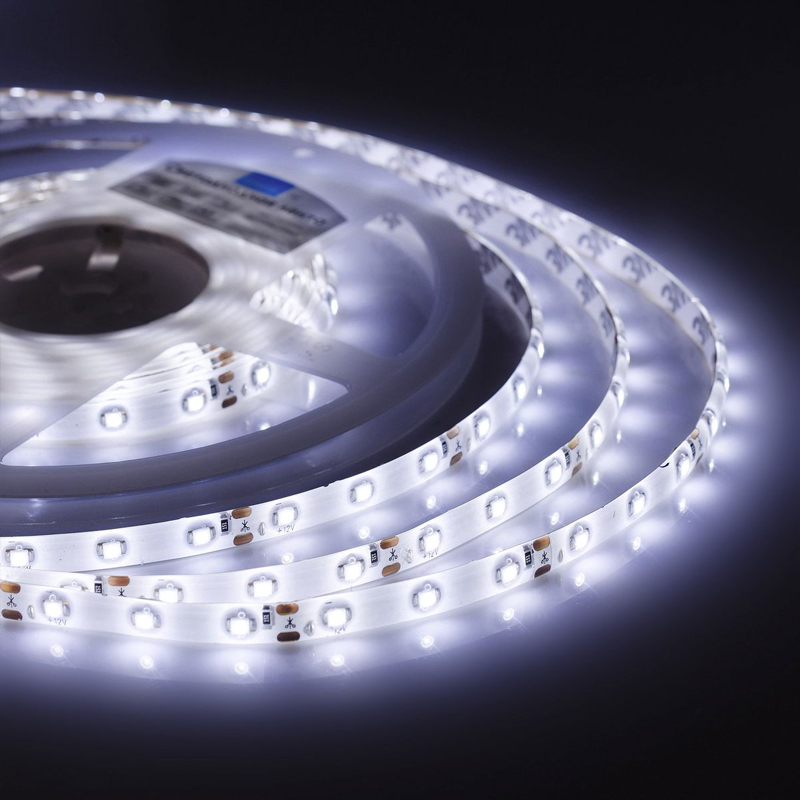 Светодиодная влагозащищенная лента 4,8W/m 60LED/m 3528SMD холодный белый Белый Светодиодная влагозащищенная лента 4,8W/m 60LED/m 3528SMD холодный белый Белый в Волгограде | Loft Concept