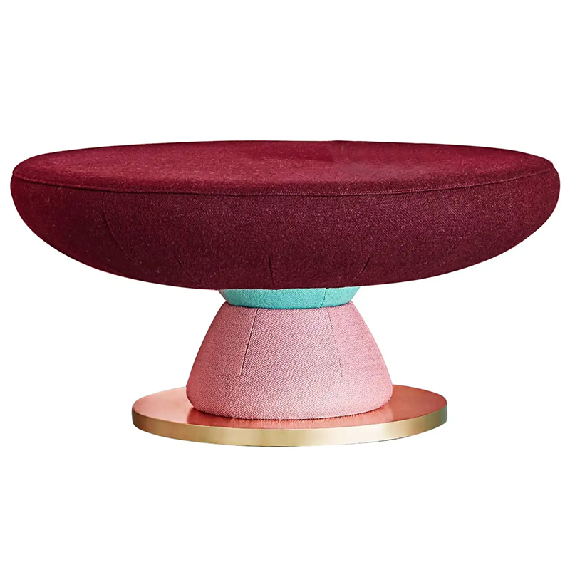 Кофейный стол дизайнерский Toadstool Collection, Colorful Coffee Table Masquespacio Бургундский красный Розовый Золотой Кофейный стол дизайнерский Toadstool Collection, Colorful Coffee Table Masquespacio Бургундский красный Розовый Золотой в Волгограде | Loft Concept