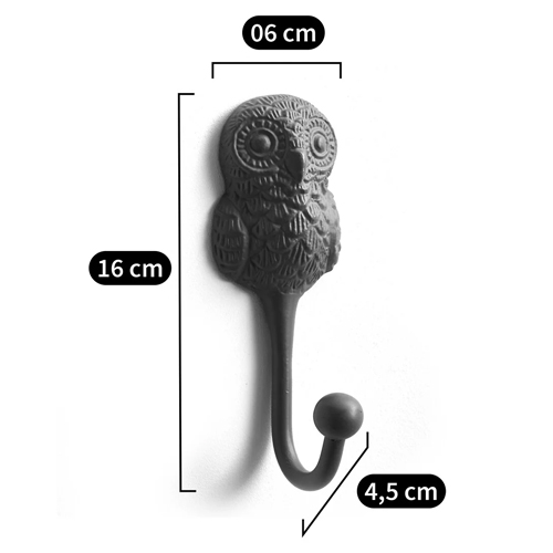 Настенный крючок в виде совы Owl Wall Hook Blue в Волгограде