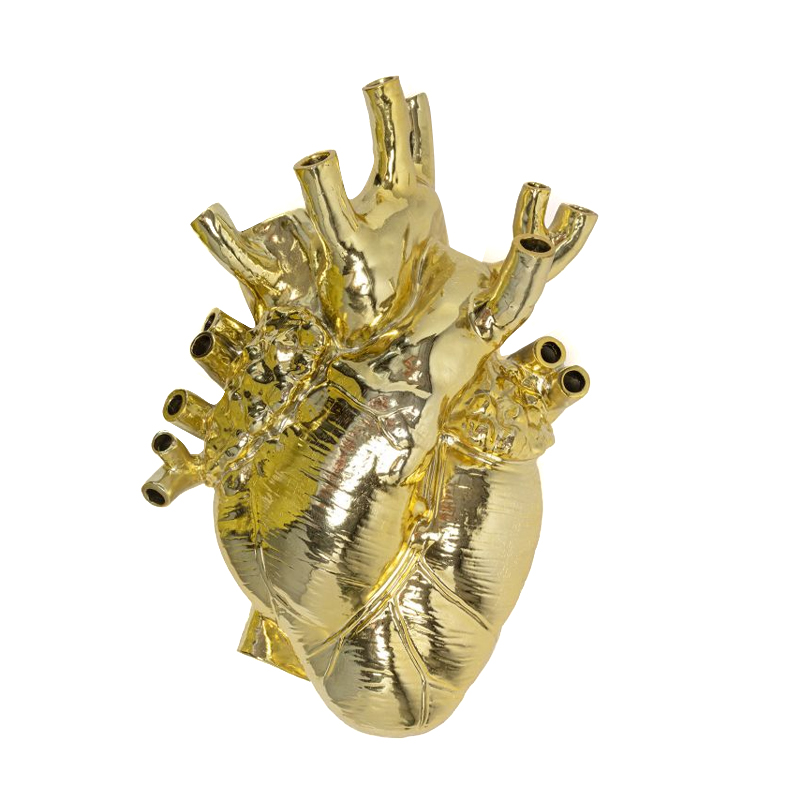 Ваза Seletti Love in Bloom Gold Gaint Золотой в Волгограде | Loft Concept 