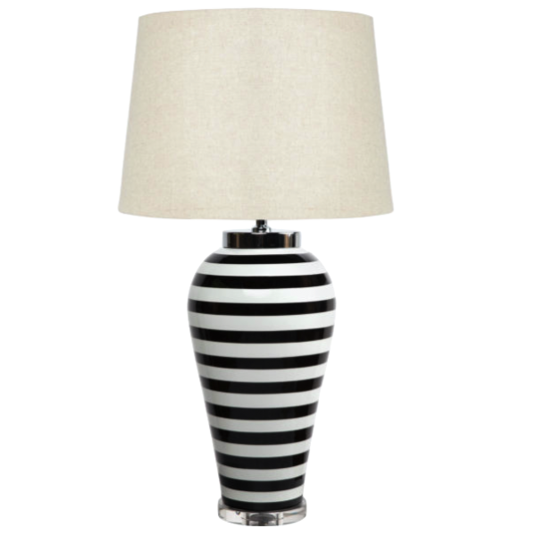 Настольная лампа Black & White Stripes Настольная лампа Black & White Stripes в Волгограде | Loft Concept