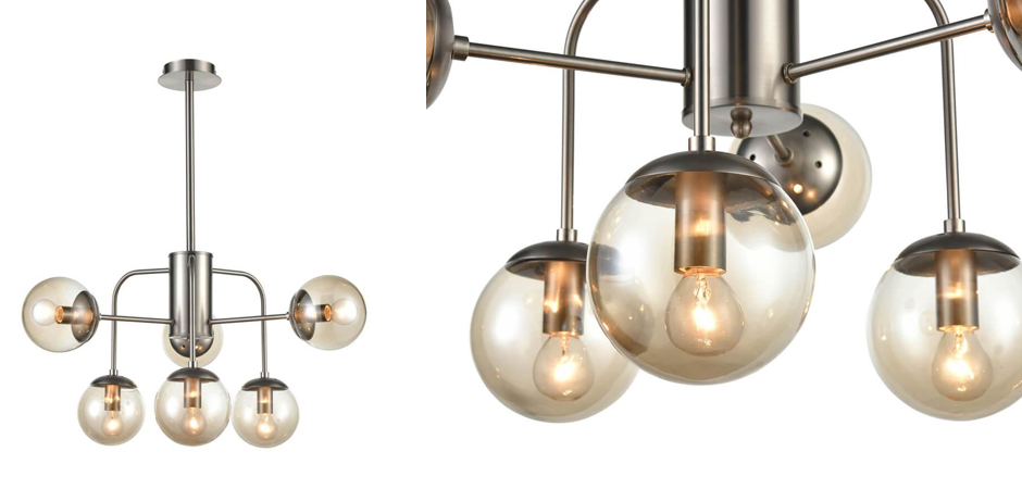 Люстра Amber Balls Chandelier 6 Люстра Amber Balls Chandelier 6 - Loft-Concept в Волгограде