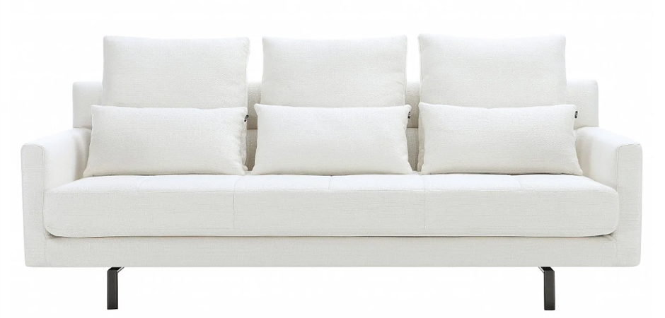 Белый трехместный диван Foggia - фото №1