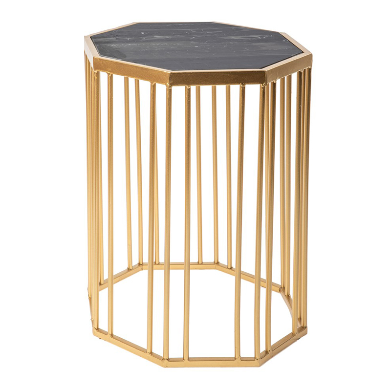 Приставной стол Side Table Marble чёрный мрамор Черный Мрамор Nero Золотой Приставной стол Side Table Marble чёрный мрамор Черный Мрамор Nero Золотой в Волгограде | Loft Concept