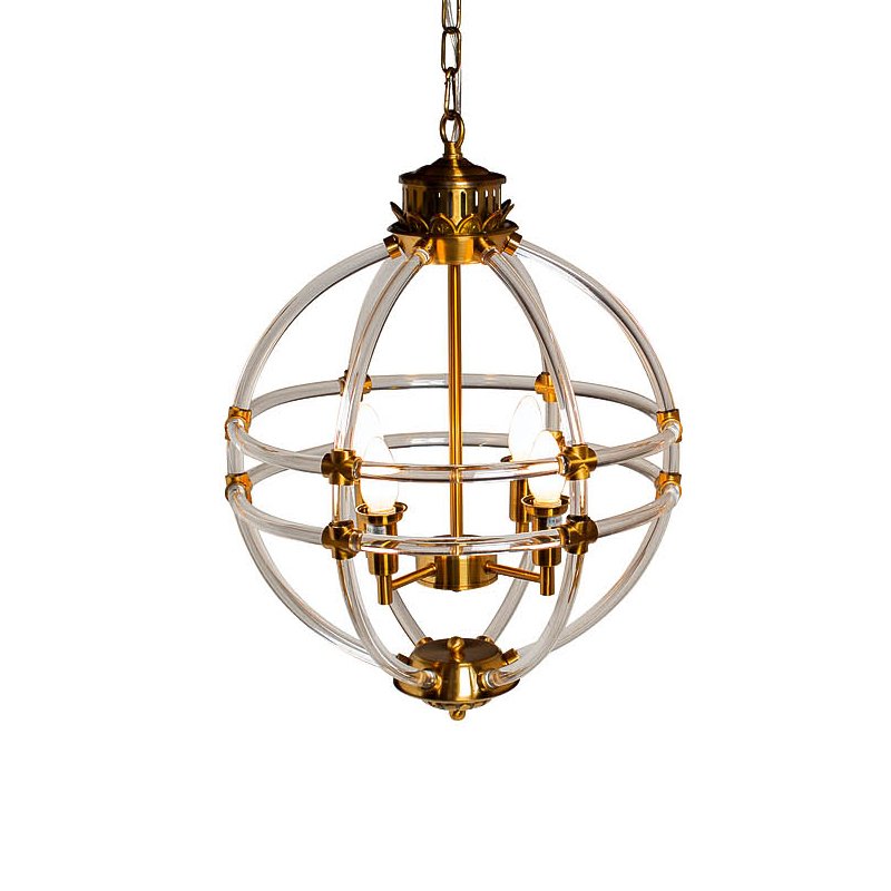 Люстра Eichholtz Chandelier Impero Gold Золотой Прозрачный Люстра Eichholtz Chandelier Impero Gold Золотой Прозрачный в Волгограде | Loft Concept