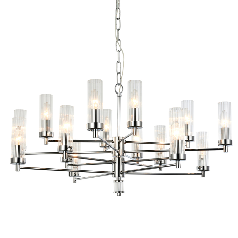 Люстра Jeanette Chandelier Chromium 85 Хром Прозрачный Люстра Jeanette Chandelier Chromium 85 Хром Прозрачный в Волгограде | Loft Concept