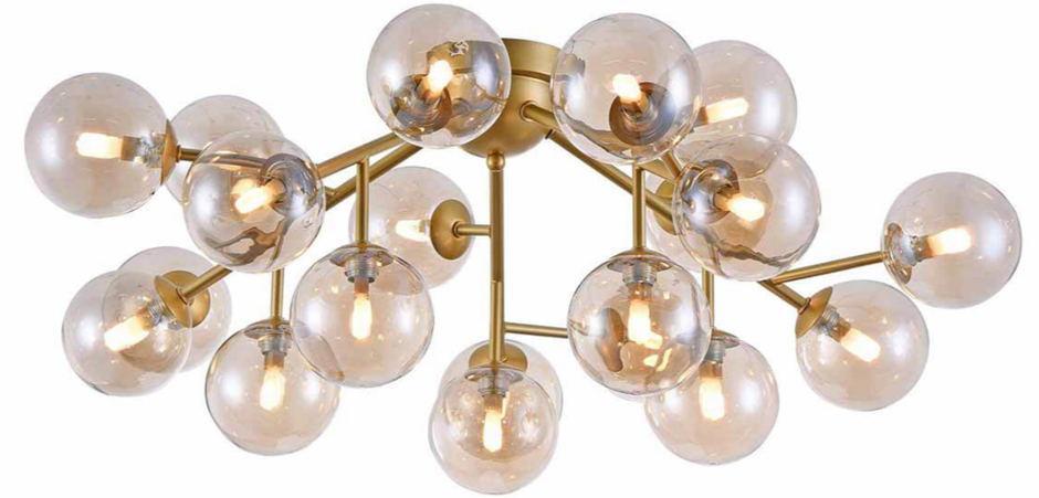 Потолочный Светильник Berries Chandelier Amber 75 Потолочный Светильник Berries Chandelier Amber 75 - Loft-Concept в Волгограде