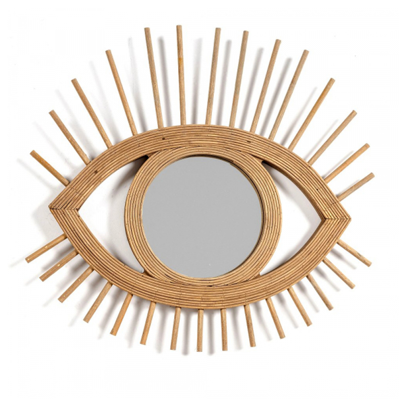 Зеркало Mirror Wooden Eye Коричневый Зеркало Mirror Wooden Eye Коричневый в Волгограде | Loft Concept