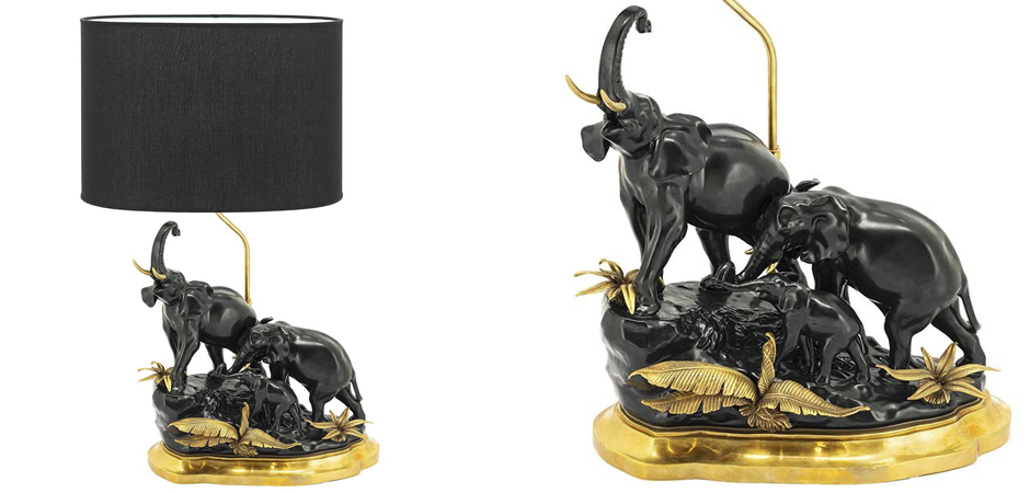 Настольная лампа ABHIKA TABLE LAMP ELEPHANT Настольная лампа ABHIKA TABLE LAMP ELEPHANT - Loft-Concept в Волгограде
