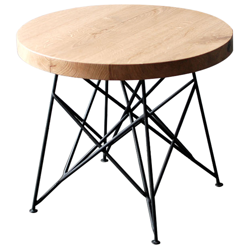 Кофейный стол Kinney Industrial Metal Rust Coffee Table Светлый дуб Черный Кофейный стол Kinney Industrial Metal Rust Coffee Table Светлый дуб Черный в Волгограде | Loft Concept