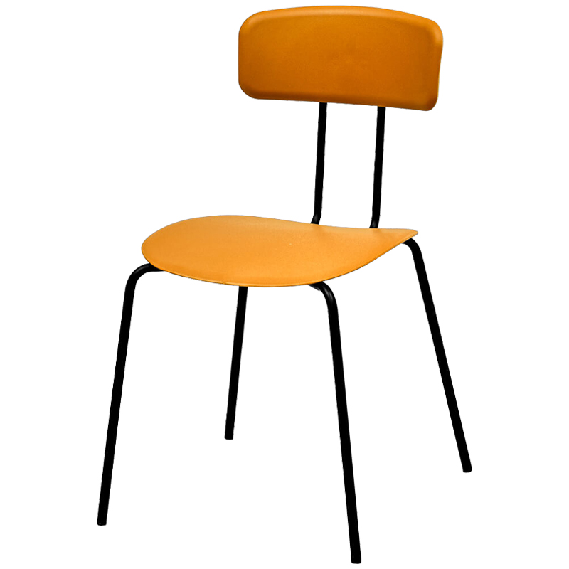Стул Tyler Loft Stool Orange Оранжевый Черный Стул Tyler Loft Stool Orange Оранжевый Черный в Волгограде | Loft Concept