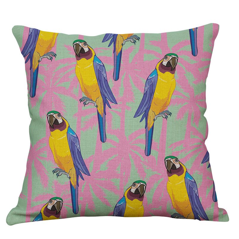 Декоративная подушка Parrots Мульти Декоративная подушка Parrots Мульти в Волгограде | Loft Concept