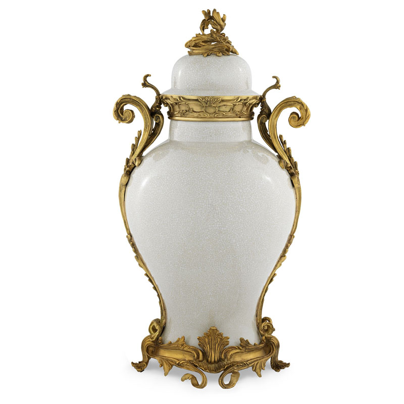 Ваза Eichholtz VASE ARMAND Кремовый Золотой Ваза Eichholtz VASE ARMAND Кремовый Золотой в Волгограде | Loft Concept