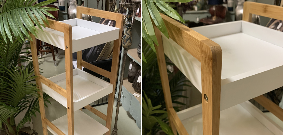 Стеллаж Stockholm White & Beige Slim Стеллаж Stockholm White & Beige Slim - Loft-Concept в Волгограде