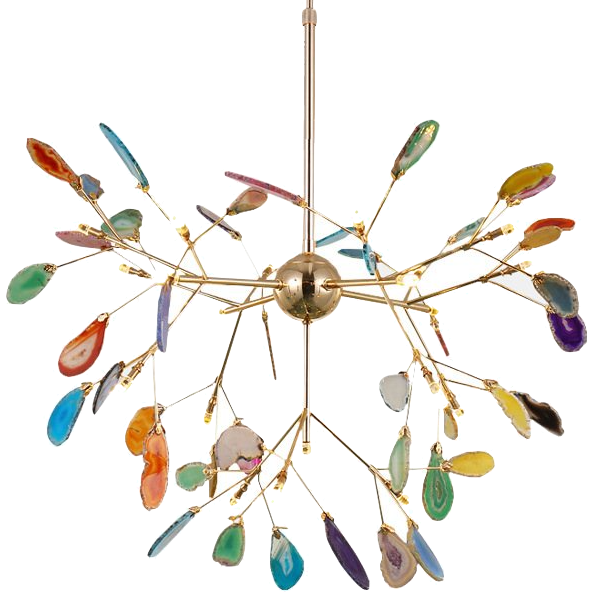 Люстра Agate Multicolor Глянцевое золото Люстра Agate Multicolor Глянцевое золото в Волгограде | Loft Concept