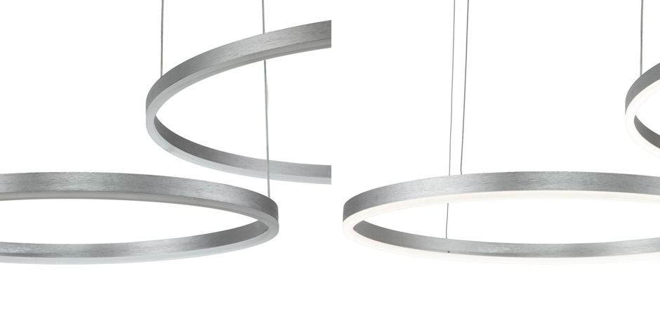 Подвесной светильник Neo Circles Double Silver Подвесной светильник Neo Circles Double Silver - Loft-Concept в Волгограде