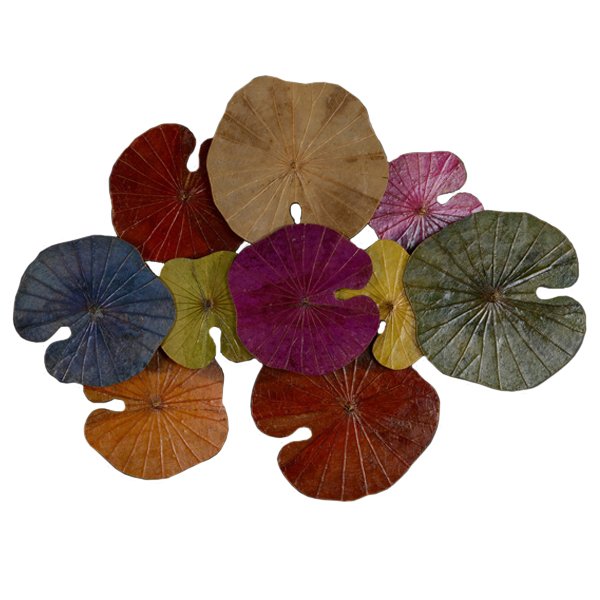 Арт-объект Disc wall art Lotus leaves II Мульти Арт-объект Disc wall art Lotus leaves II Мульти в Волгограде | Loft Concept