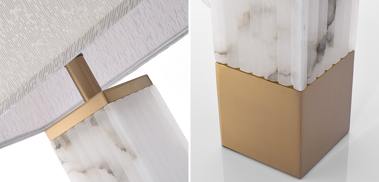 Настольная лампа Blanchefleur Marble Table Lamp - фото