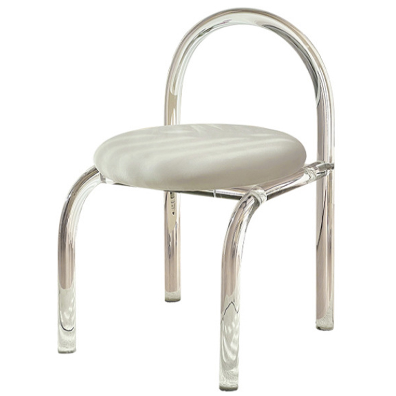 Дизайнерский Стул с ножками из прозрачного Акрила Princesa cristal Chair Прозрачный Белый Дизайнерский Стул с ножками из прозрачного Акрила Princesa cristal Chair Прозрачный Белый в Волгограде | Loft Concept