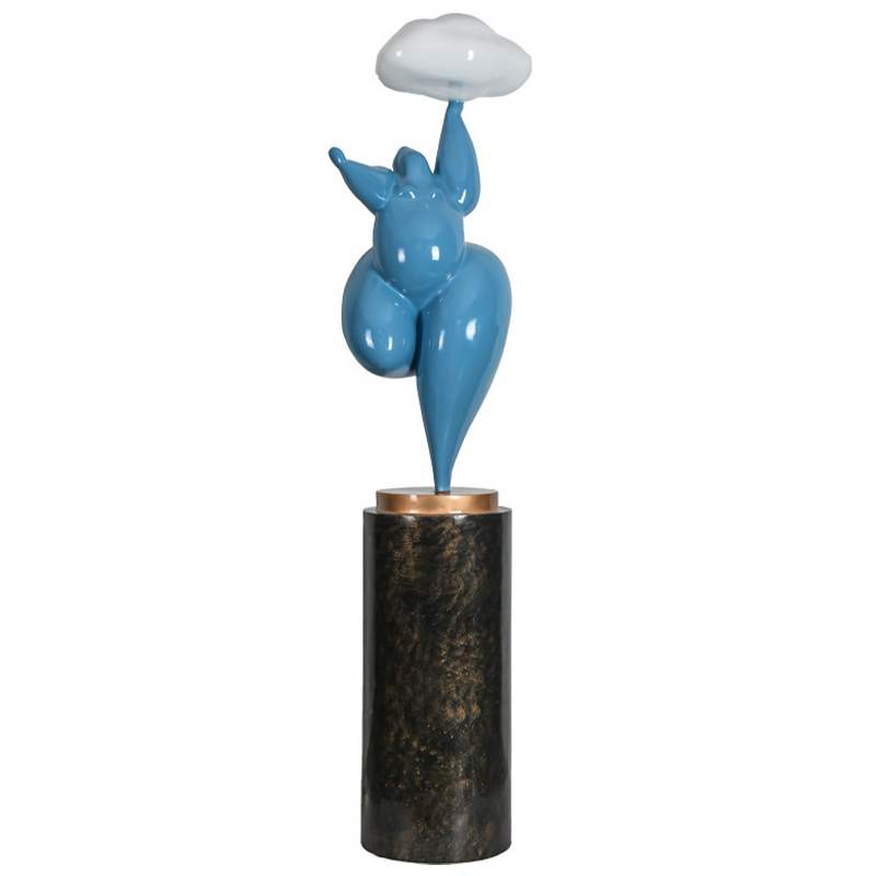 Торшер In The Clouds Blue Floor Lamp Голубой Белый Латунь Черный Торшер In The Clouds Blue Floor Lamp Голубой Белый Латунь Черный в Волгограде | Loft Concept
