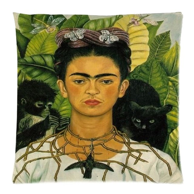 Декоративная подушка Frida Kahlo 2  в Волгограде | Loft Concept 