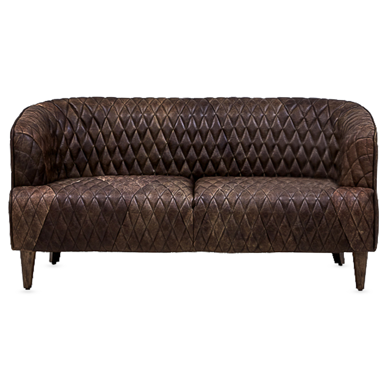 Диван Rhombuses Upholstery Sofa Коричневый Диван Rhombuses Upholstery Sofa Коричневый в Волгограде | Loft Concept