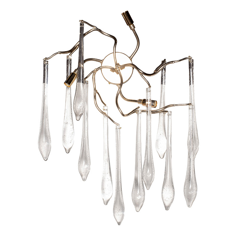 Бра Droplet Branches Champagne Wall Lamp Золотой Шампань Бра Droplet Branches Champagne Wall Lamp Золотой Шампань в Волгограде | Loft Concept