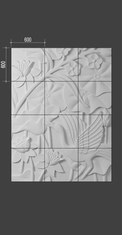 Барельеф ORCHIDS в Волгограде