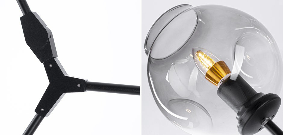 Торшер Сrumpled Glass Bubble Торшер Сrumpled Glass Bubble - Loft-Concept в Волгограде