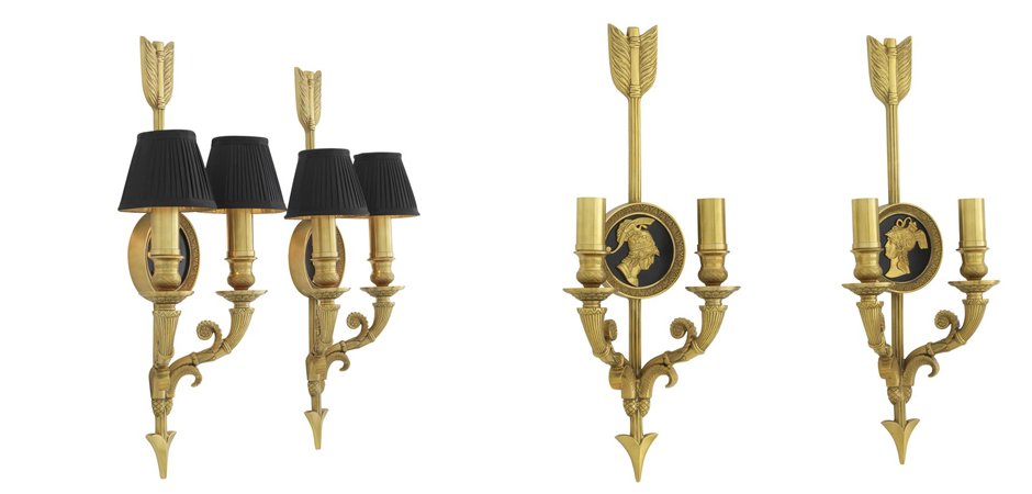 Комплект из 2-х бра Eichholtz Wall Lamp Tiberius Комплект из 2-х бра Eichholtz Wall Lamp Tiberius - Loft-Concept в Волгограде