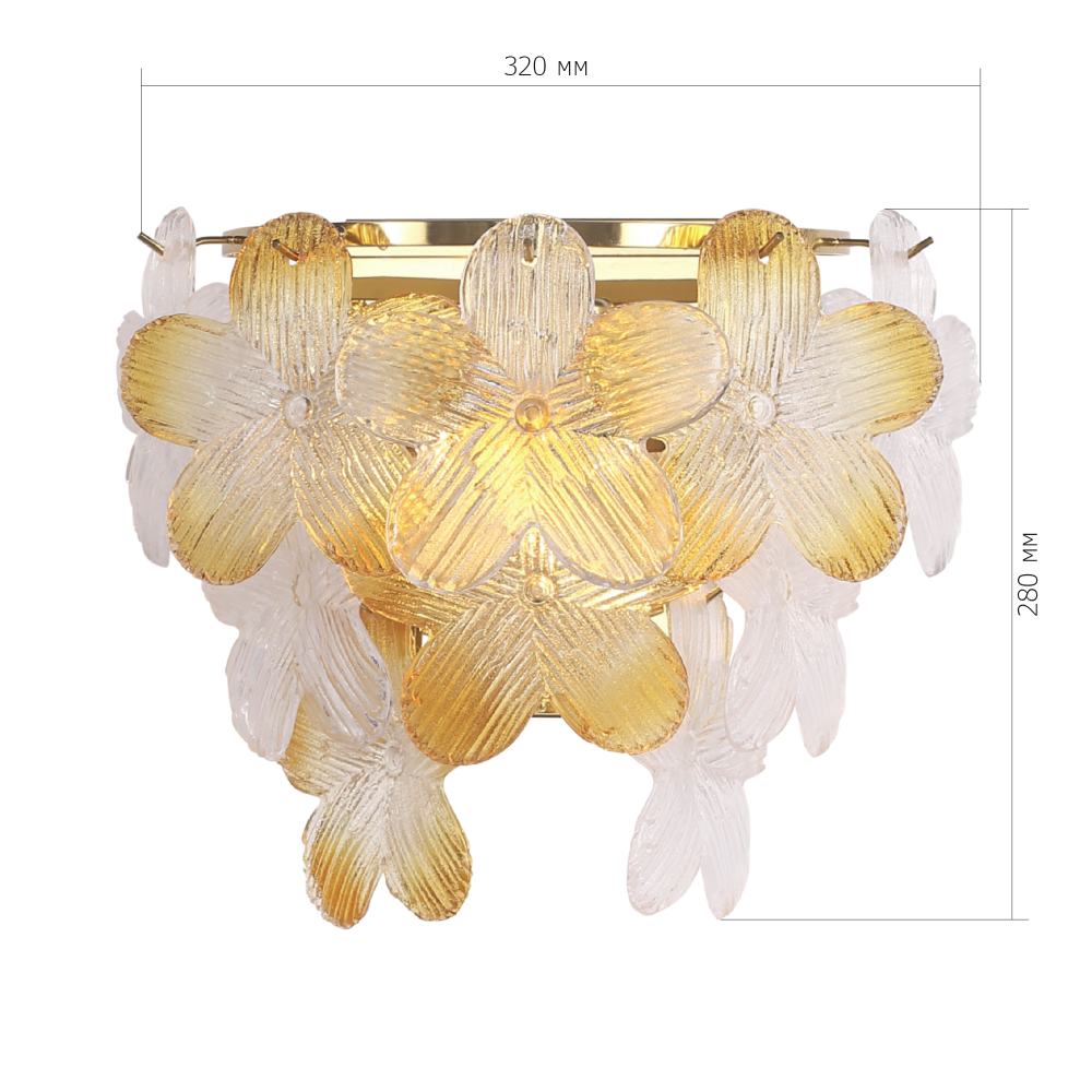 Бра с цветочными мотивами Light Floral Glow в Волгограде