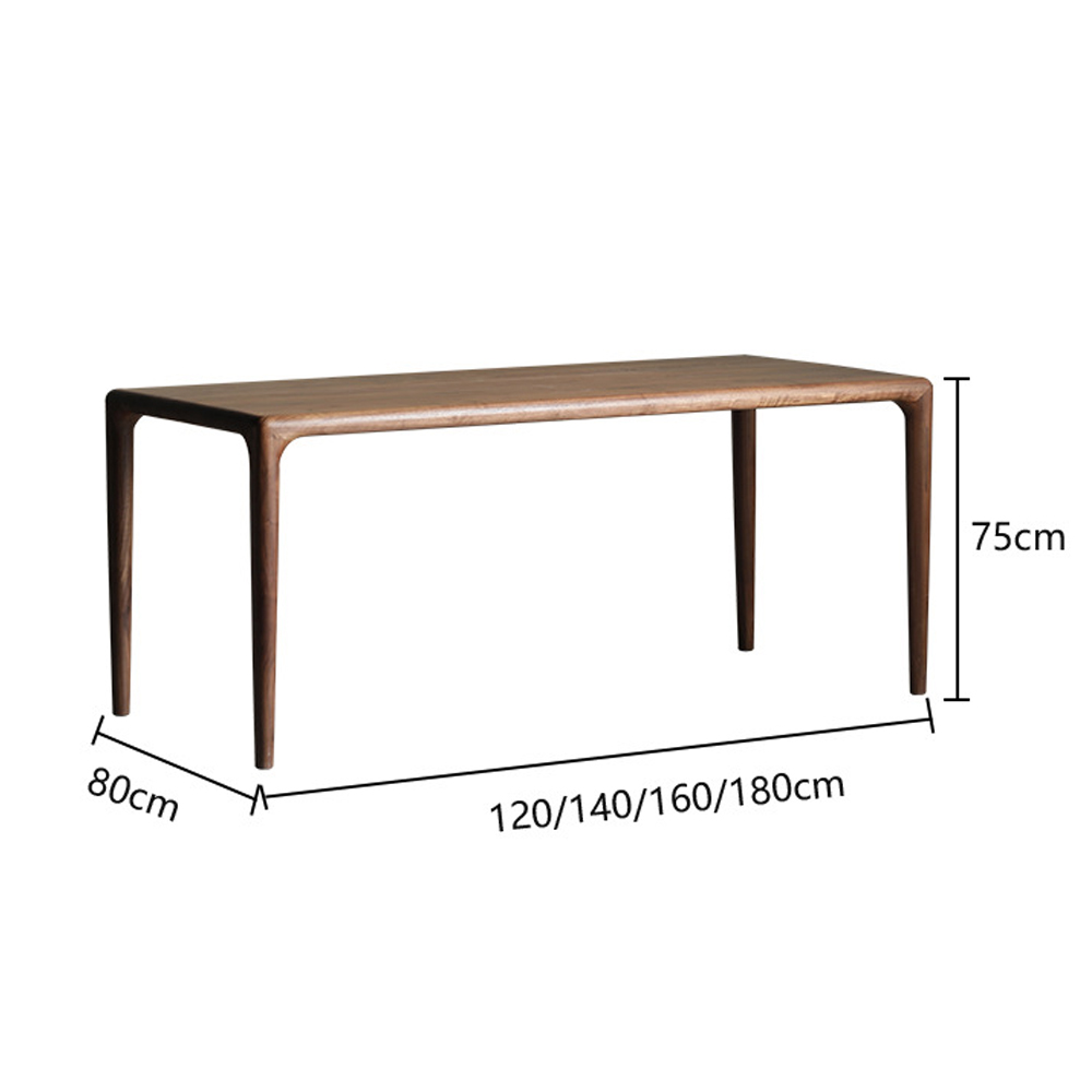 Стол обеденный деревянный с прямоугольной столешницей Walnut Wood Table Стол обеденный деревянный с прямоугольной столешницей Walnut Wood Table в Волгограде