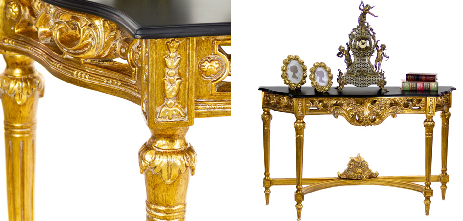 Консоль Console with Gold Monograms Консоль Console with Gold Monograms - Loft-Concept в Волгограде